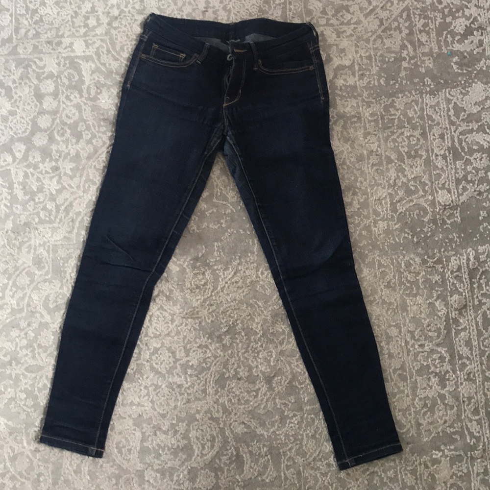 Levi 635 legging dark wash skinny jean size 3